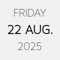 22 August 2025